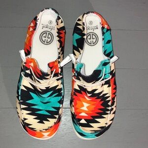 Aztec Print Slip-On